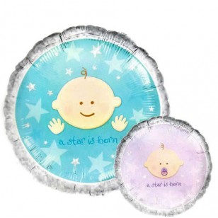 A Star is Born Gender Reveal Baby Shower Balloon